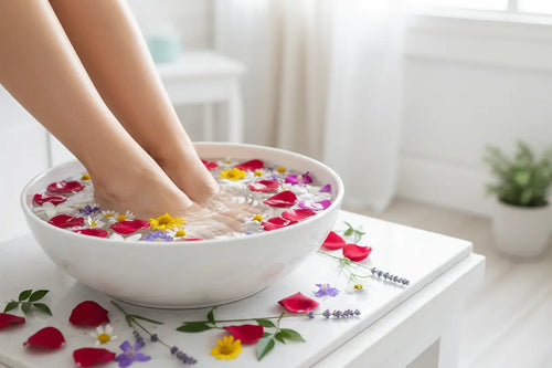 soaking feet bath