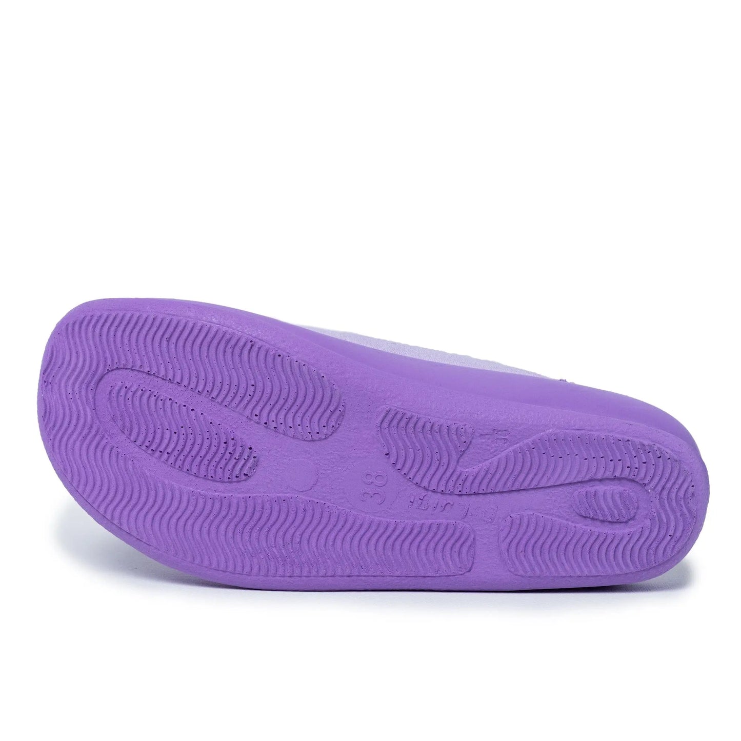 DrLuigi® violet medical slippers sole, non-slip tread pattern