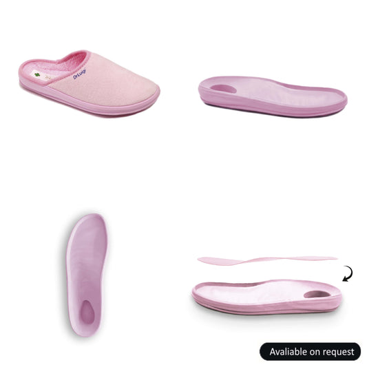 DrLuigi® Fersenschmerz-Entlastungsschuhe - Plantarfasziitis-Unterstützung - Ganztägiger Komfort - Pink