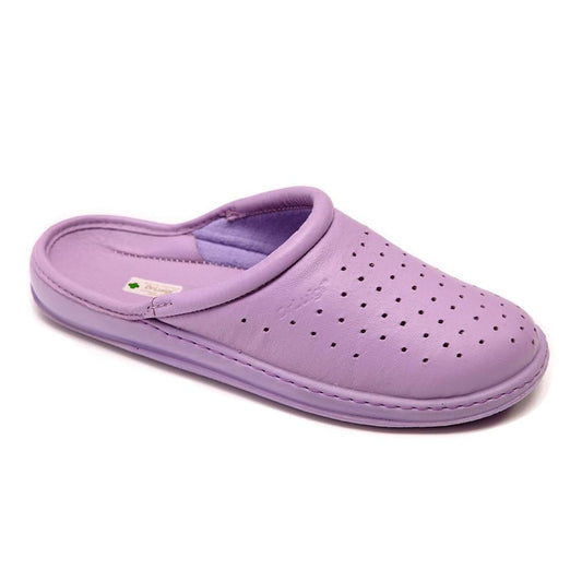 DrLuigi® Orthopädische Clogs für Damen - Bequeme medizinische Schuhe Violettes Leder