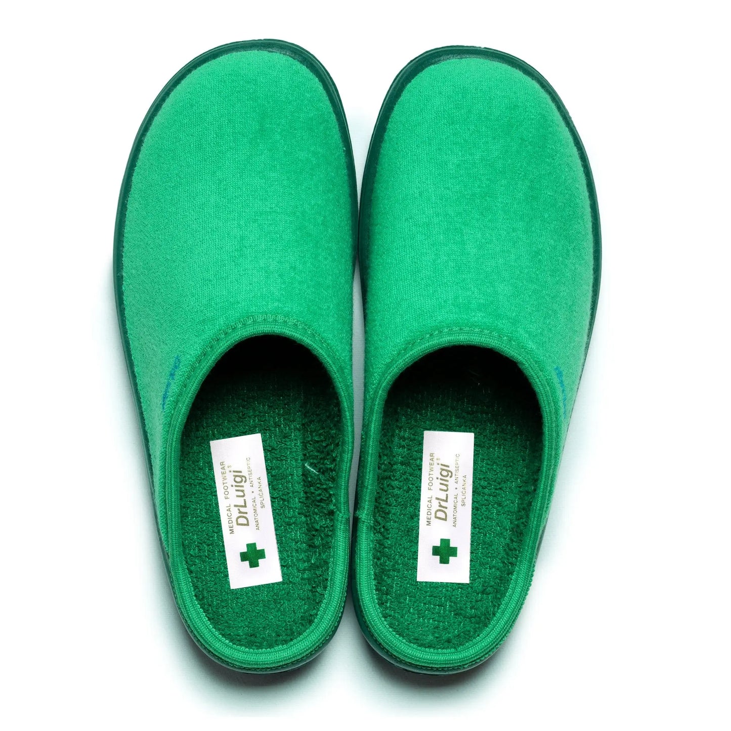 DrLuigi® Orthopedic Slippers for Men - Comfortable Medical Footwear Green drluigi
