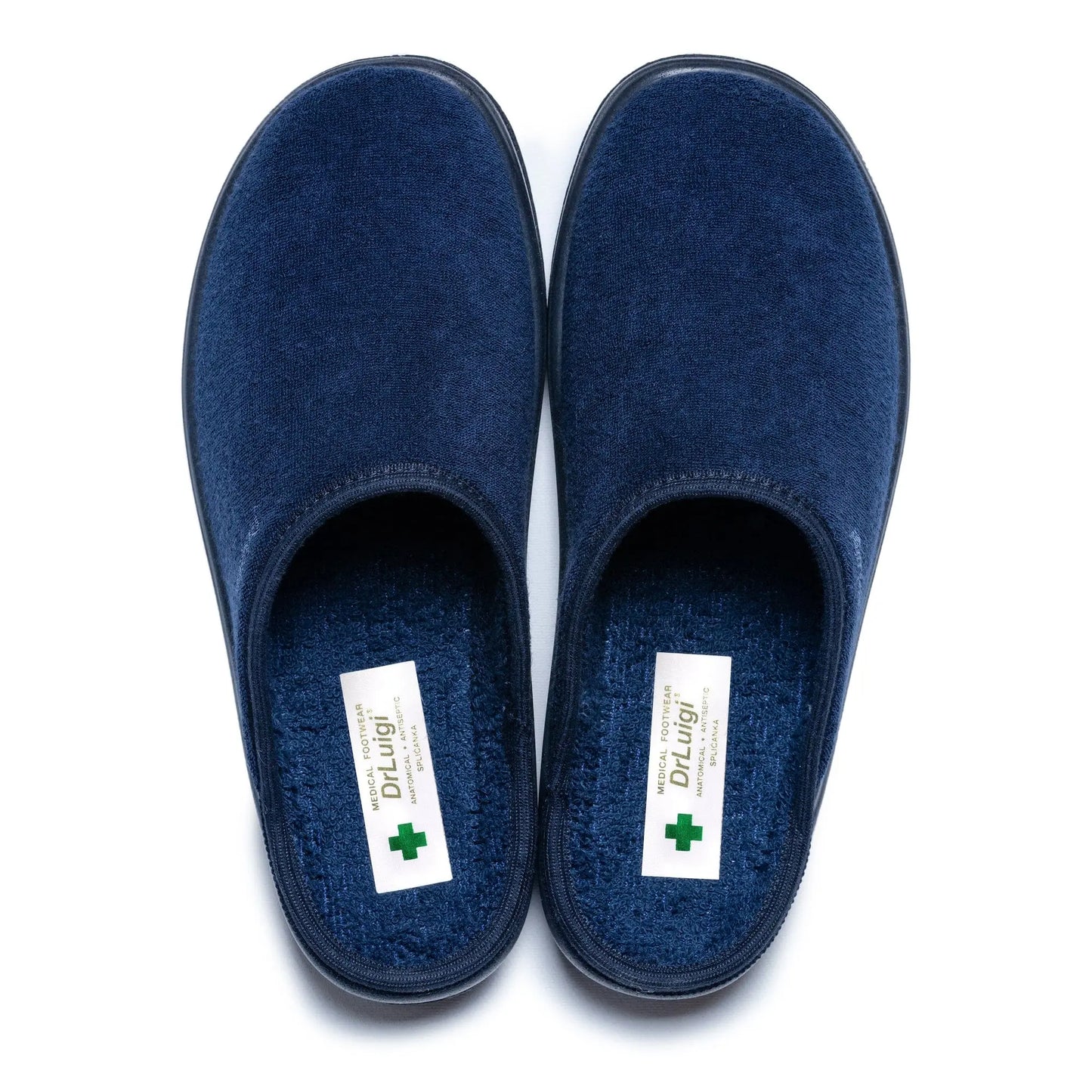 DrLuigi® Orthopedic Slippers for Men - Comfortable Medical Footwear Navy Blue drluigi