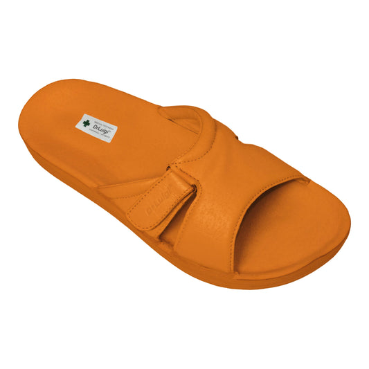 DrLuigi® Orthopädische Sandalen für Damen - Bequeme medizinische Schuhe Orange Leder
