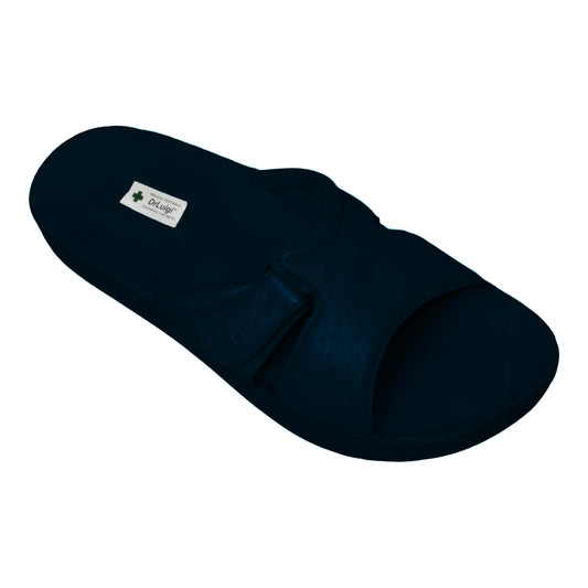 DrLuigi® Orthopädische Sandalen für Damen – Bequeme medizinische Schuhe marineblau Leder