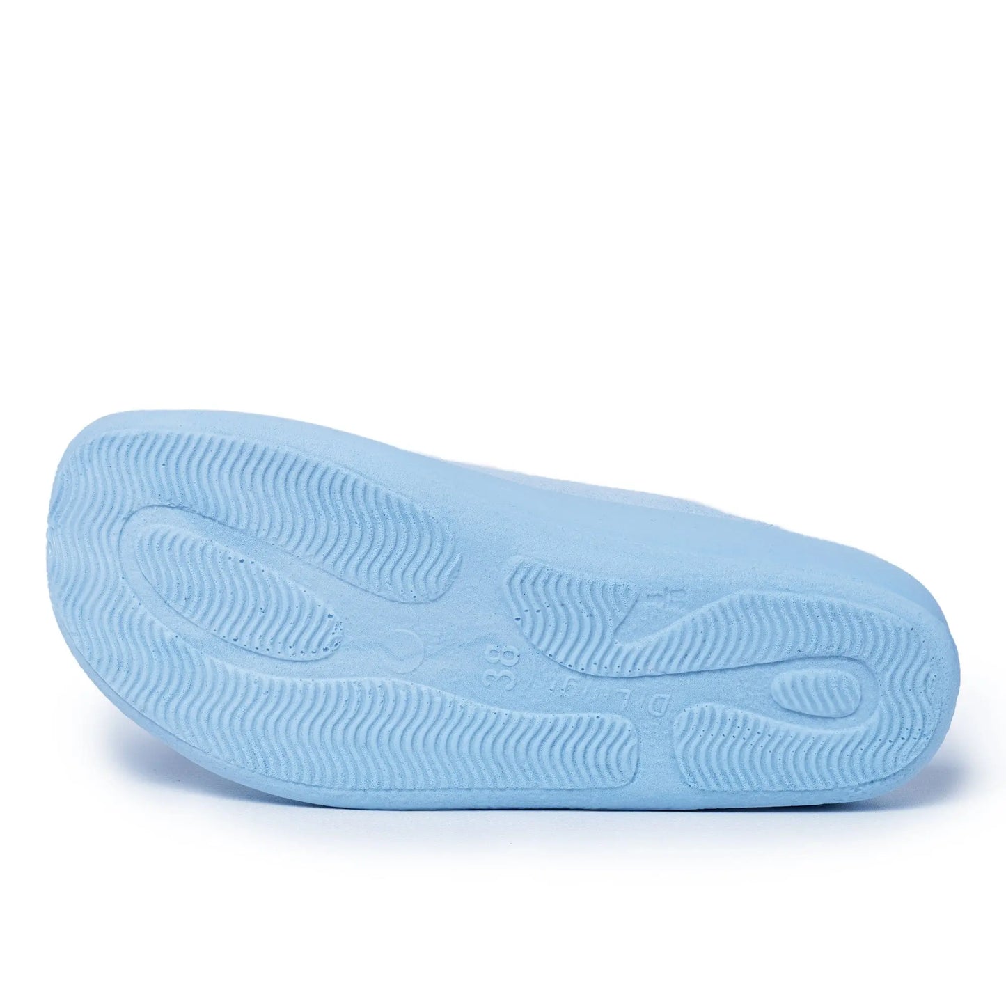 DrLuigi® baby blue medical slippers sole, non-slip tread pattern